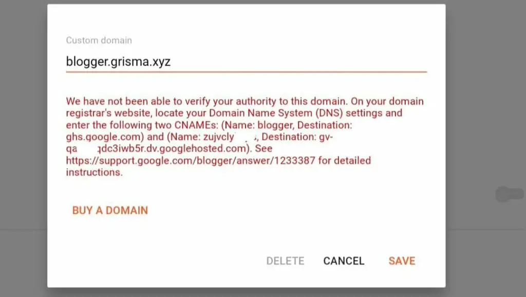 Adding Subdomain On Blogger