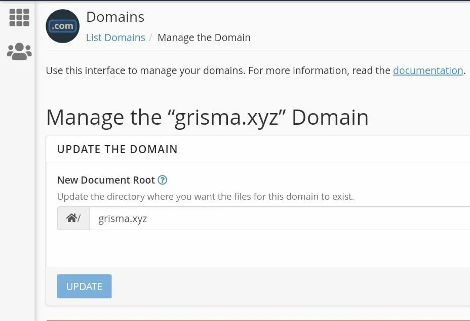 Updating Document Root To Move Addon Domain Outside Public_Html Folder