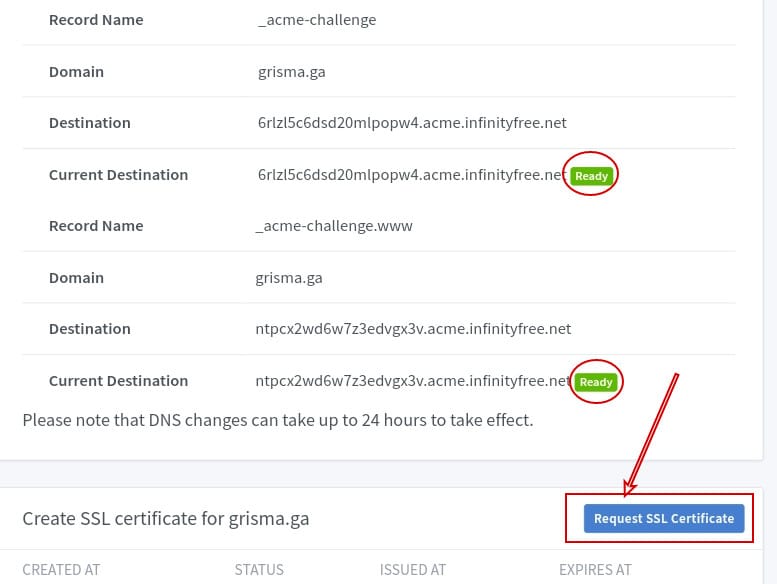 How to Get Free SSL Certificate on Infinityfree? (2021) 10 Ready to request for Let's Encrypt Free SSL certificate