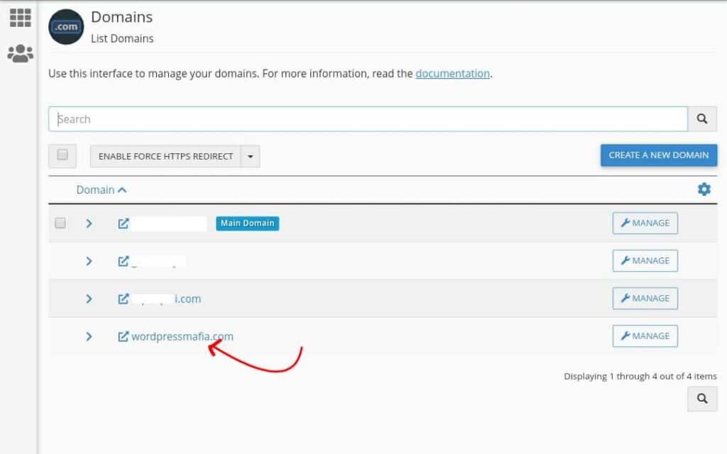 The Domain Is Added To New Host Where I Want To Migrate Wordpress Site