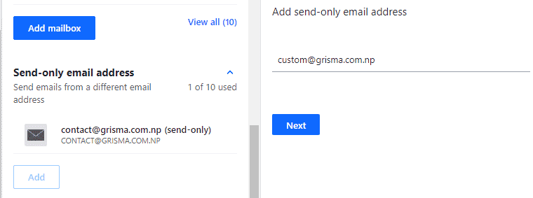 Setting Up Custom Email Address