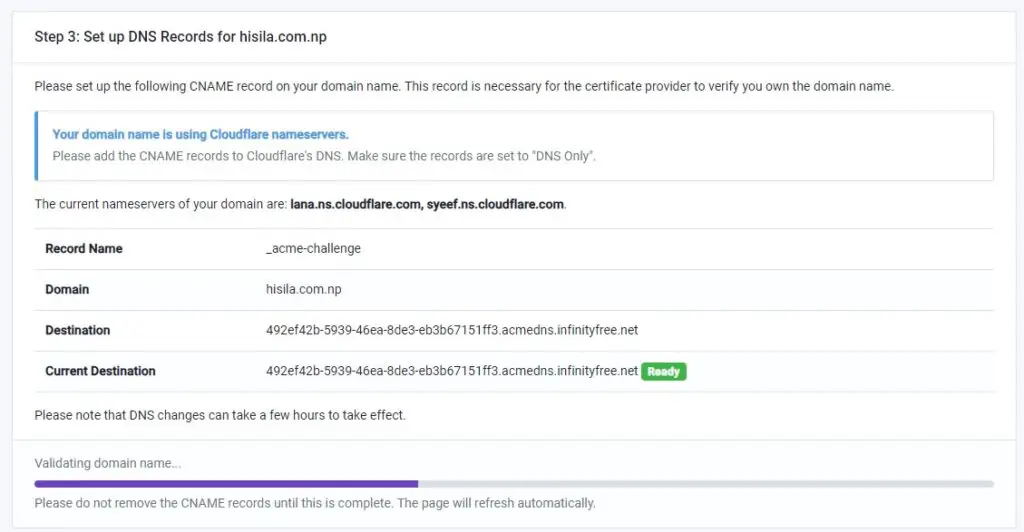 Ssl Certificate Issue In Progress